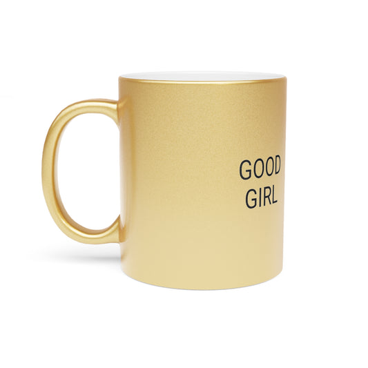 Good Girl But Helluva Rebel | Metallic BINX Mug (Silver\Gold)