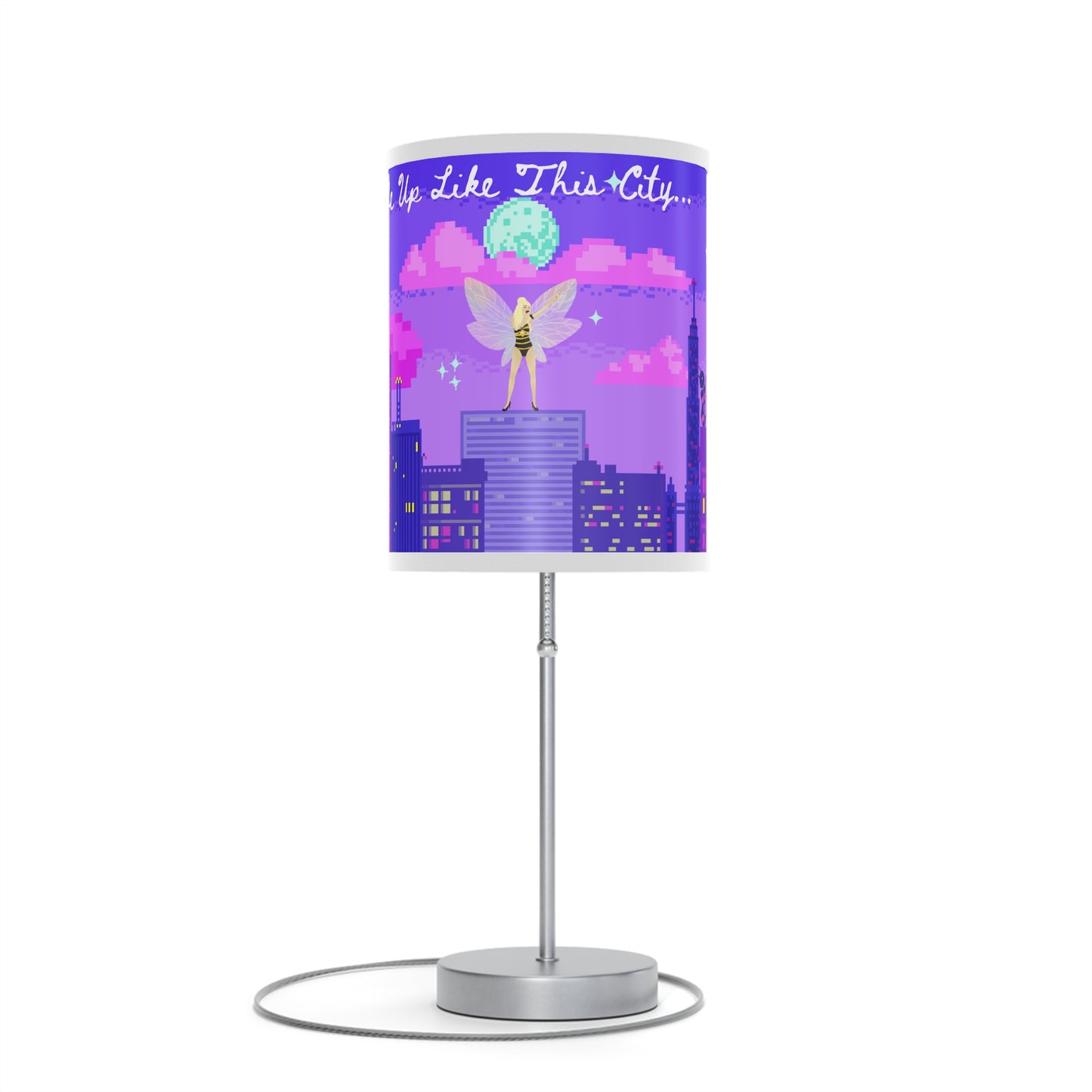 Light Me Up Like This City BINX Lamp on a Stand, US|CA plug